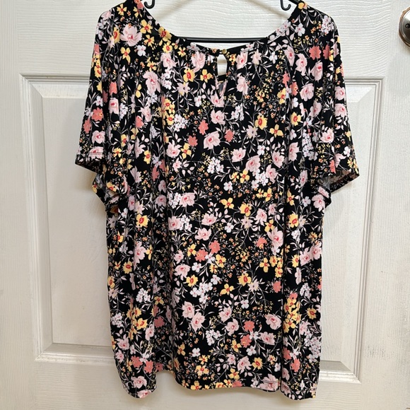 🌻Liz Claiborne Career Woman Floral Blouse Size 2X - Picture 2 of 6